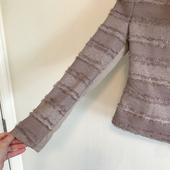 BCBG MaxAzria Jaison Striped Fringe Jacket - Picture 3 of 8